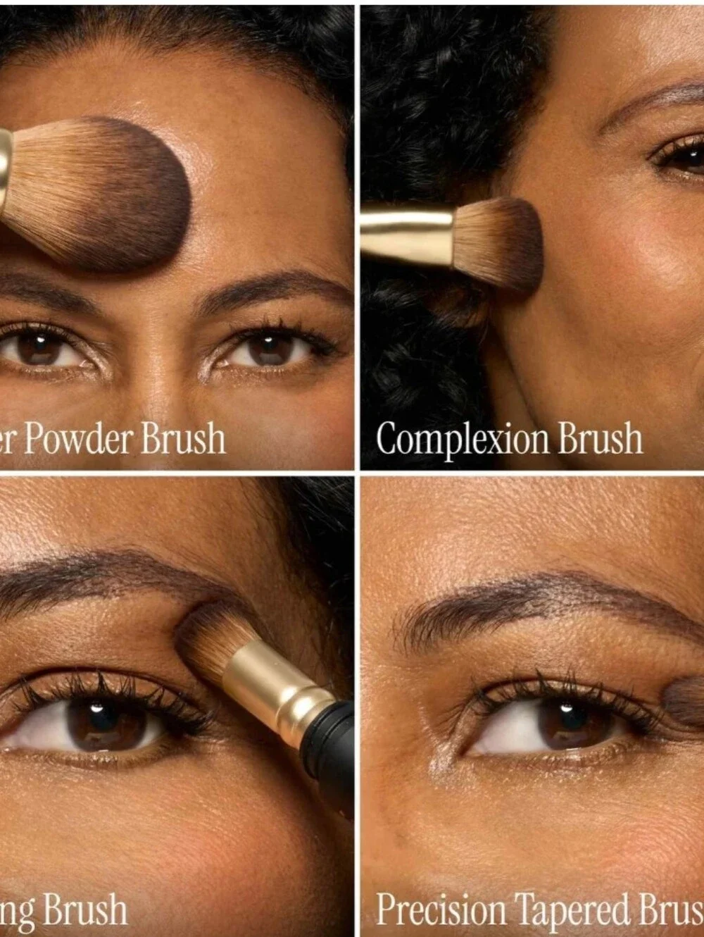 New - Laura Gellar - To-Go 4-in-1 Travel Makeup Brush